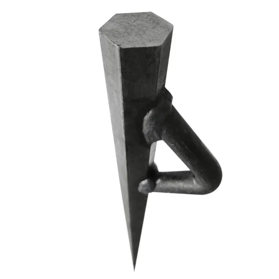 Lot 4 Piquets D'Arrimage Pour Tente - Avec Cordes 2 M & Crochets Aluminium - Sac De Rangement Inclus