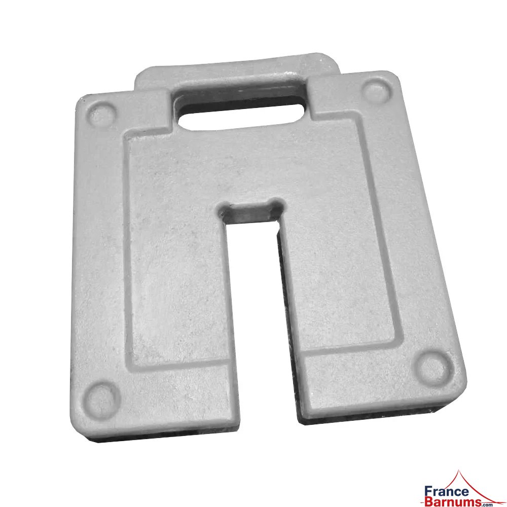 Lests en FONTE de 13,5KG pour barnum pliant Lests en FONTE de 13,5KG pour barnum pliant