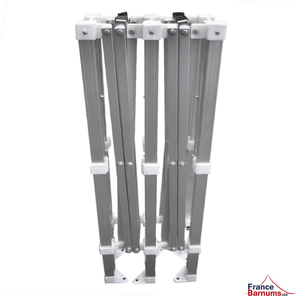 Table Comptoir Pliante 3m avec Plateau noir de 42cm