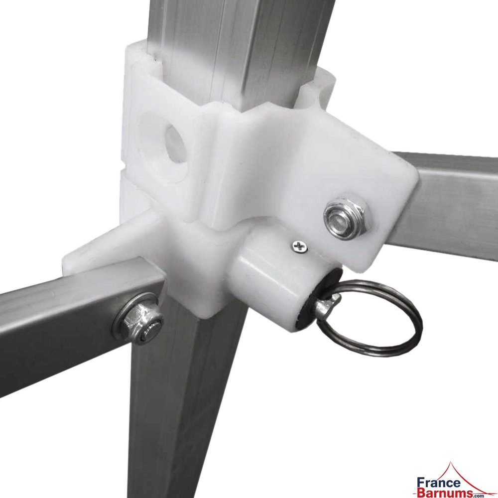 Table Comptoir Pliante 3m avec Plateau noir de 42cm