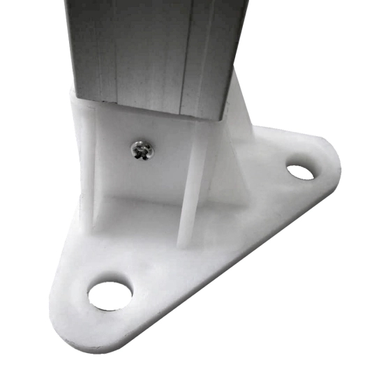 Table Comptoir Pliante 3m avec Plateau noir de 42cm