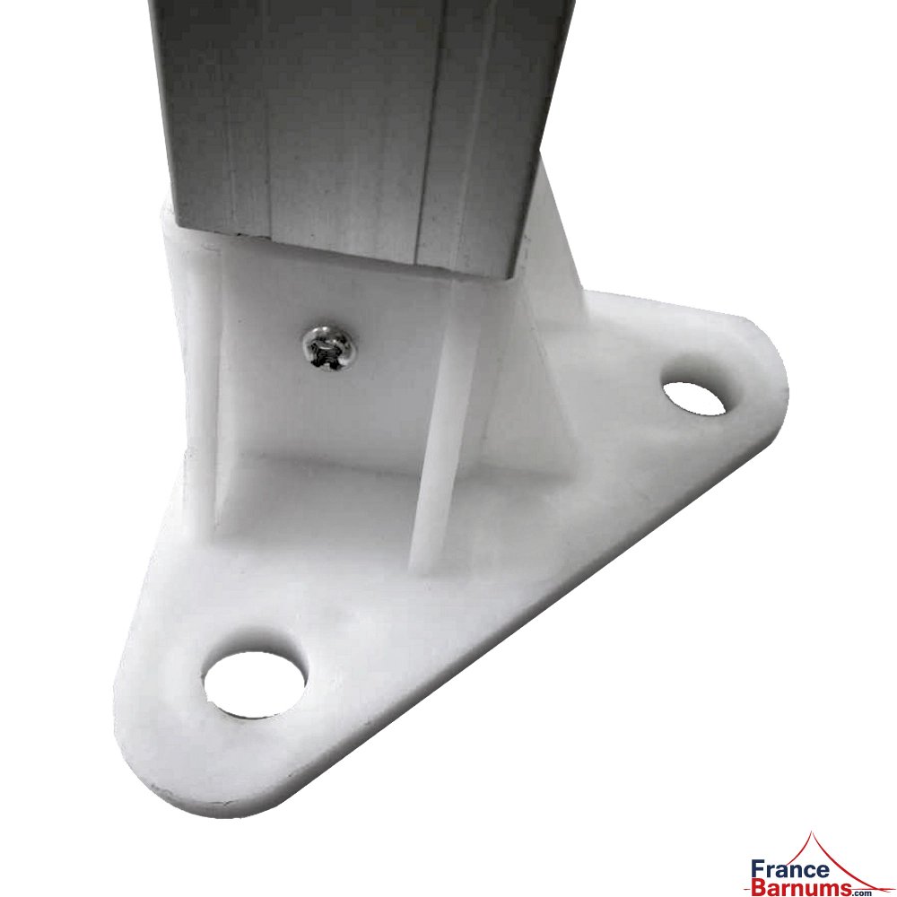 Table Comptoir Pliante 3m avec Plateau noir de 42cm