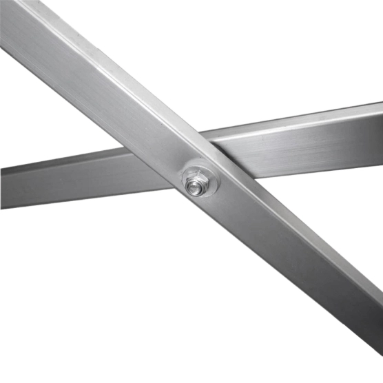 Table Comptoir Pliante 3m avec Plateau noir de 42cm