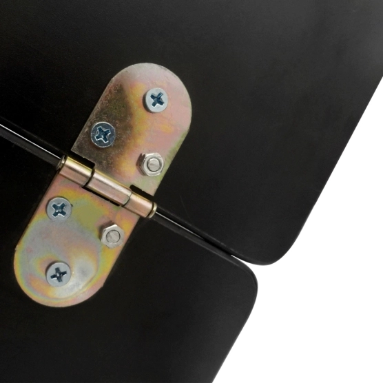 Table Comptoir Pliante 3m avec Plateau noir de 42cm