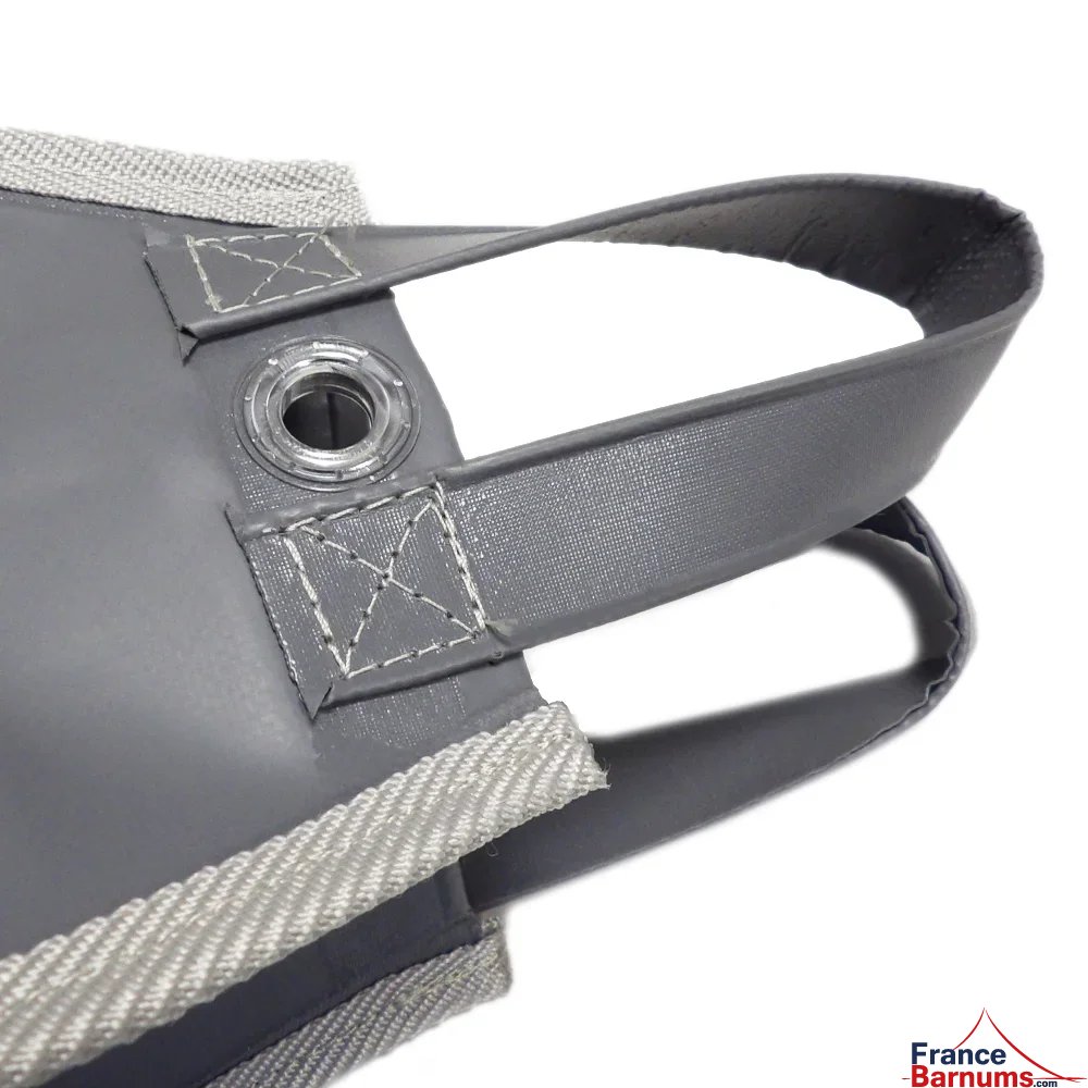 2 poignées renforcées sur notre lest à remplir de sable ou de gravier fin 2 poignées renforcées sur notre lest à remplir de sable ou de gravier fin