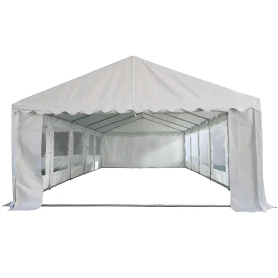 Tente de réception - Chapiteau de festivités MEDIUM en PVC de 5m x 10m avec Tubes de 38mm