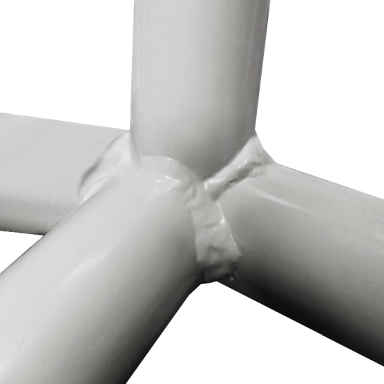 Les pièces de connexion de notre tente de réception octogonale ont des soudures de qualité pour une bonne résistance