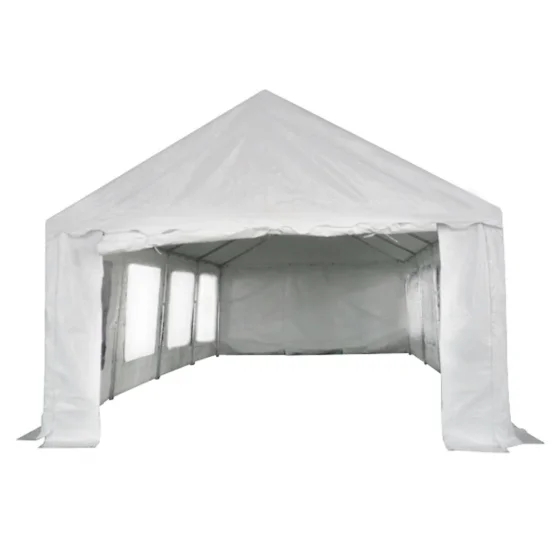 Tente de réception - Chapiteau eco en Pe de 4m x 8m avec Tubes de 38mm Tente de réception - Chapiteau eco en Pe de 4m x 8m avec Tubes de 38mm
