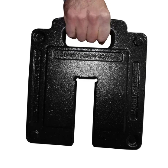 Lest en fonte avec poignée pour barnum pliant