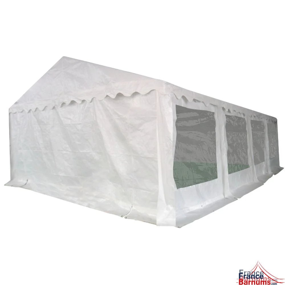 Tente de réception - Chapiteau ECO en PE de 40m² avec Tubes de 38mm Tente de réception - Chapiteau ECO en PE de 40m² avec Tubes de 38mm