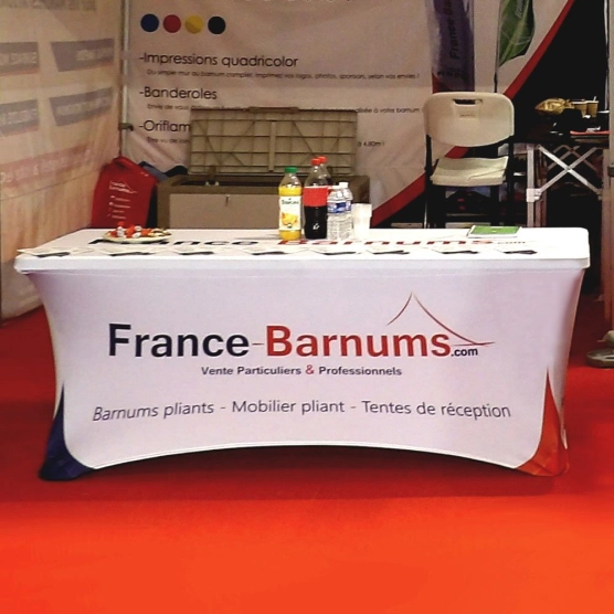 Housse en lycra imprimée France-Barnums.com