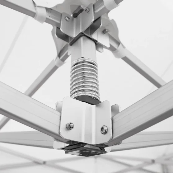 Barnum 6mx9m 54m² Blanc Alu Pro Structure Ø55mm et Pack Fenêtres 380g/m² Norme M2