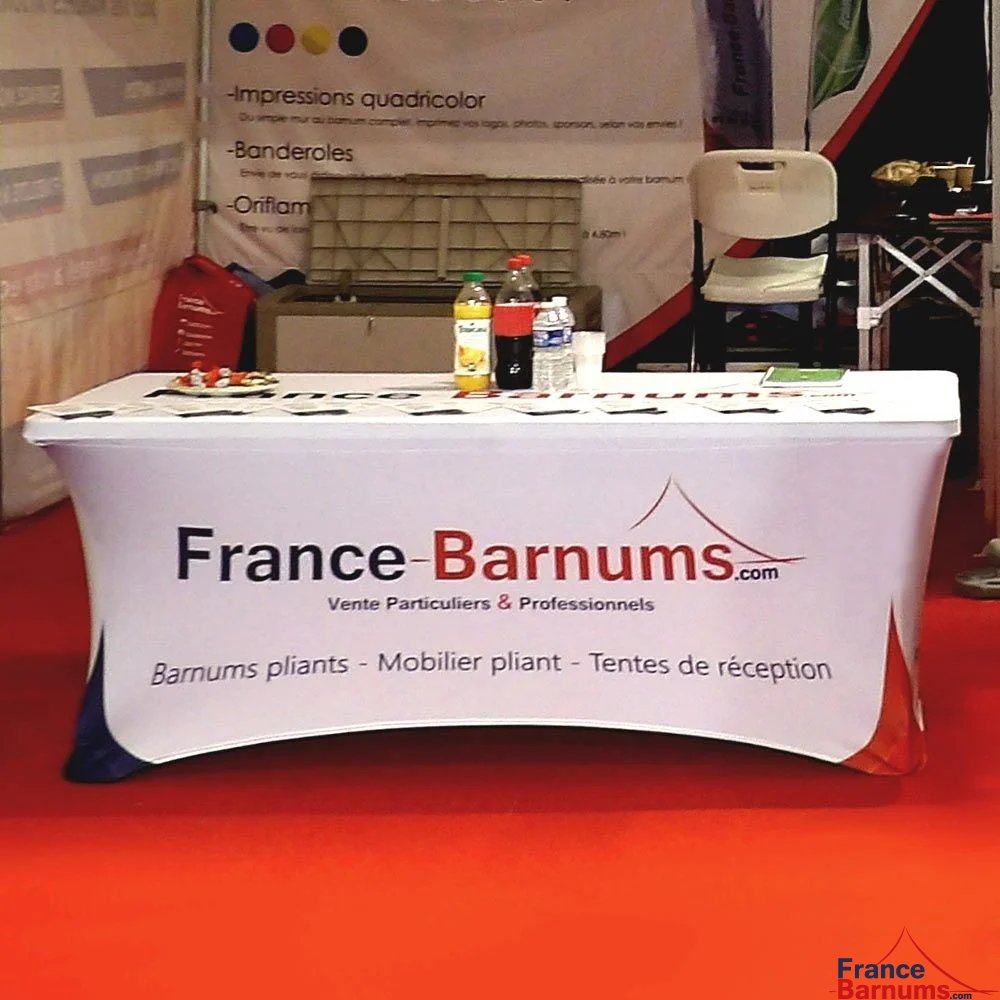 Housse en lycra imprimée France-Barnums.com