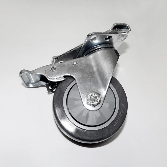 Roulette avec frein pour pied de barnum pliant