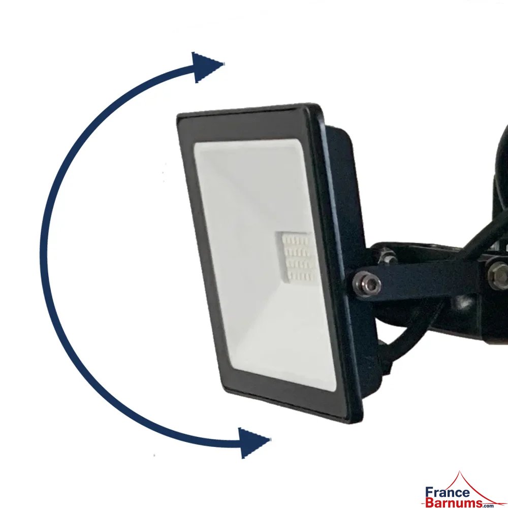 Lampe LED 450W 3 spots | Barnum pliant ou tente de réception | France-Barnums