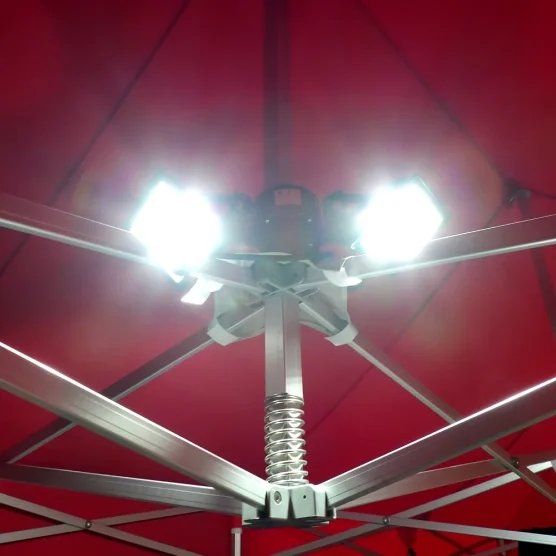 Lampe LED 450W 3 spots | Barnum pliant ou tente de réception | France-Barnums