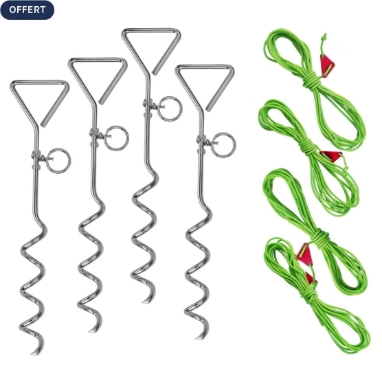 Kit d'arrimage offert avec votre tente gonflable Kit d'arrimage offert avec votre tente gonflable