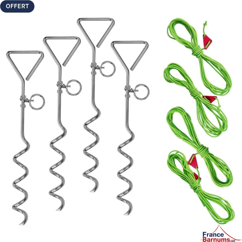 Kit d'arrimage offert avec votre tente gonflable Kit d'arrimage offert avec votre tente gonflable