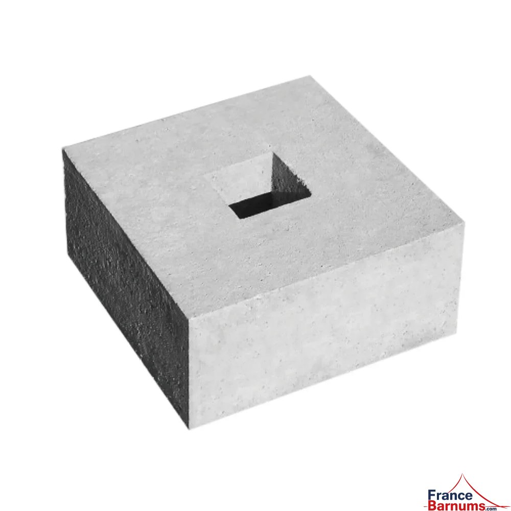 Masse en béton moulé pour tente pliante ou de réception tubulaire Masse en béton moulé pour tente pliante ou de réception tubulaire