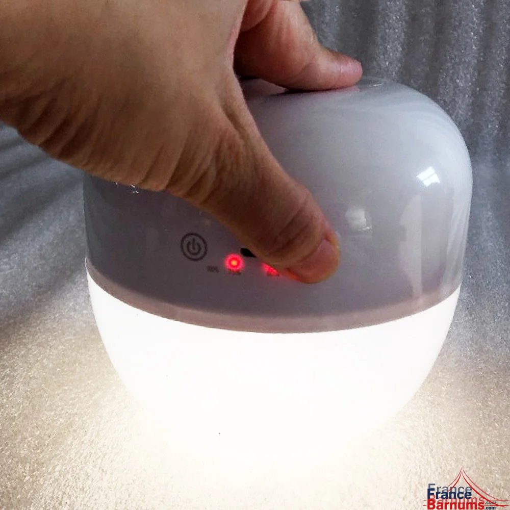 Lampe LED magnétique à réglage tactile de l'intensité Lampe LED magnétique à réglage tactile de l'intensité
