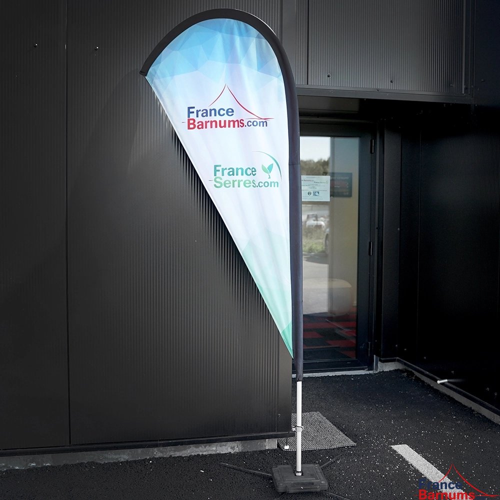 Oriflamme en forme de goutte taille S Oriflamme en forme de goutte taille S