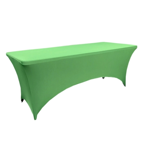 Housse de table rectangulaire verte Housse de table rectangulaire verte
