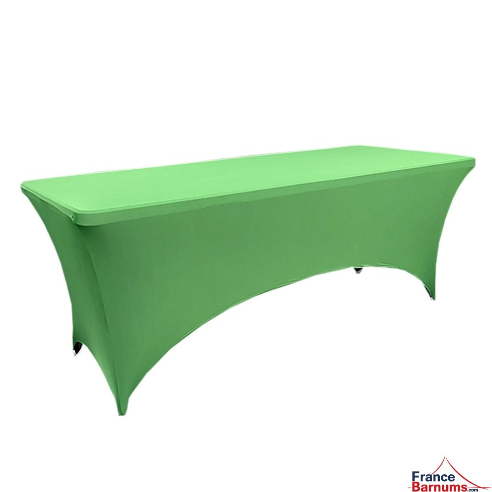 Housse de table rectangulaire verte Housse de table rectangulaire verte