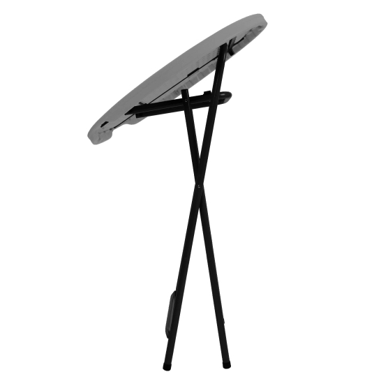 Pack contenant une table mange debout et une housse top grise en stretch Pack contenant une table mange debout et une housse top grise en stretch
