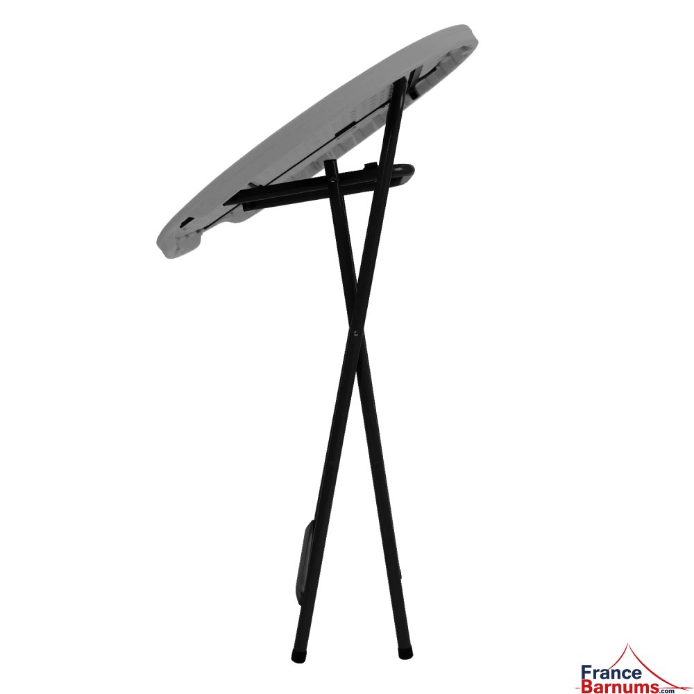Pack contenant une table mange debout et une housse top grise en stretch Pack contenant une table mange debout et une housse top grise en stretch