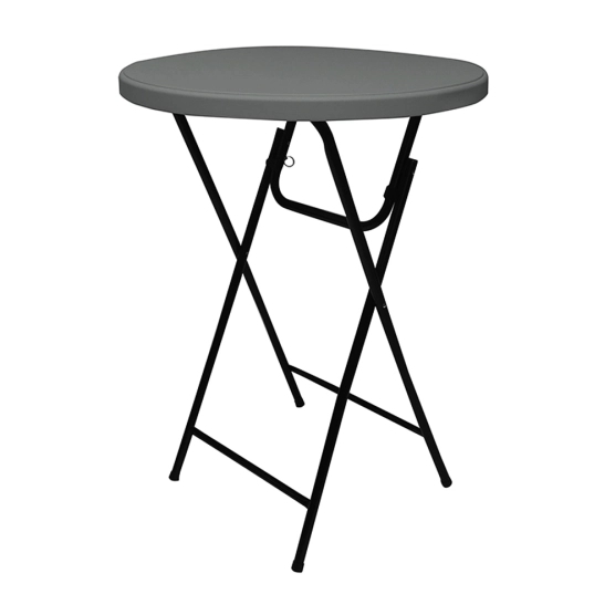 Pack contenant une table mange debout et une housse top grise en stretch Pack contenant une table mange debout et une housse top grise en stretch