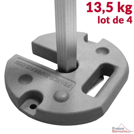 4 lests en fonte 12 kg pour barnum pliant 4 lests en fonte 12 kg pour barnum pliant
