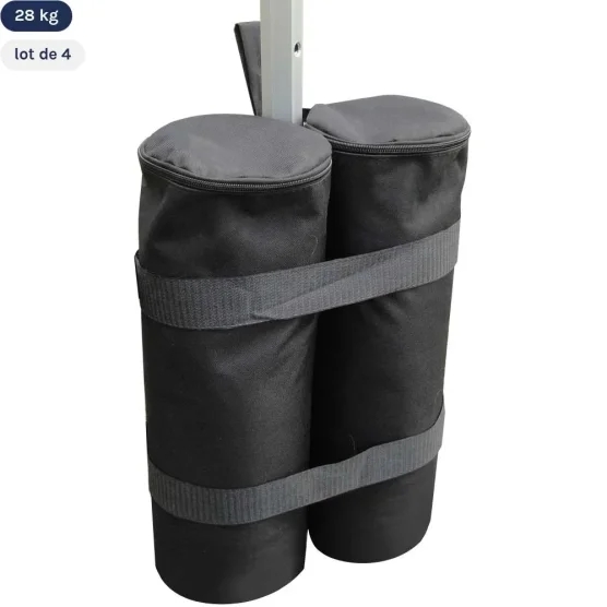 Pack de 4 SACS DE 28KG à remplir pour barnum pliant
