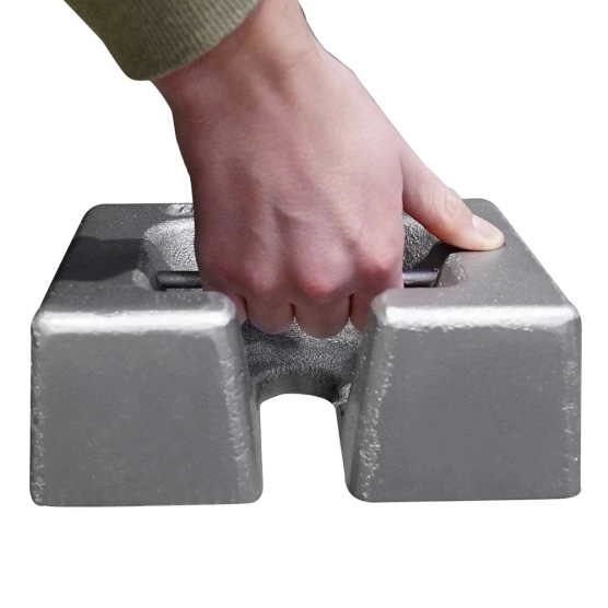 poids en fonte 15kg pour parasol forain