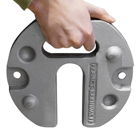 poids avec poignée pour parasol de marché