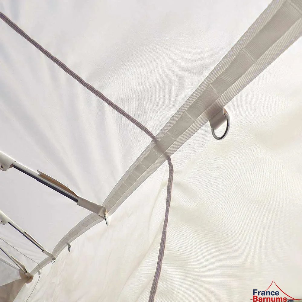 toile de parasol avec ruflette de qualité et anneaux d'arrimage