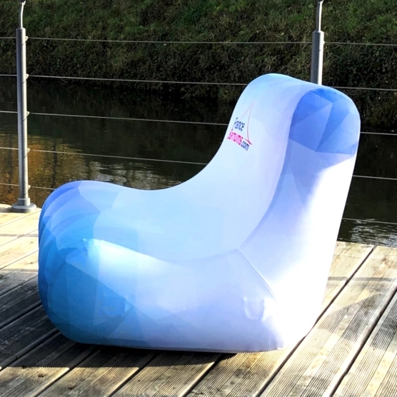 fauteuil gonflable personnalisé