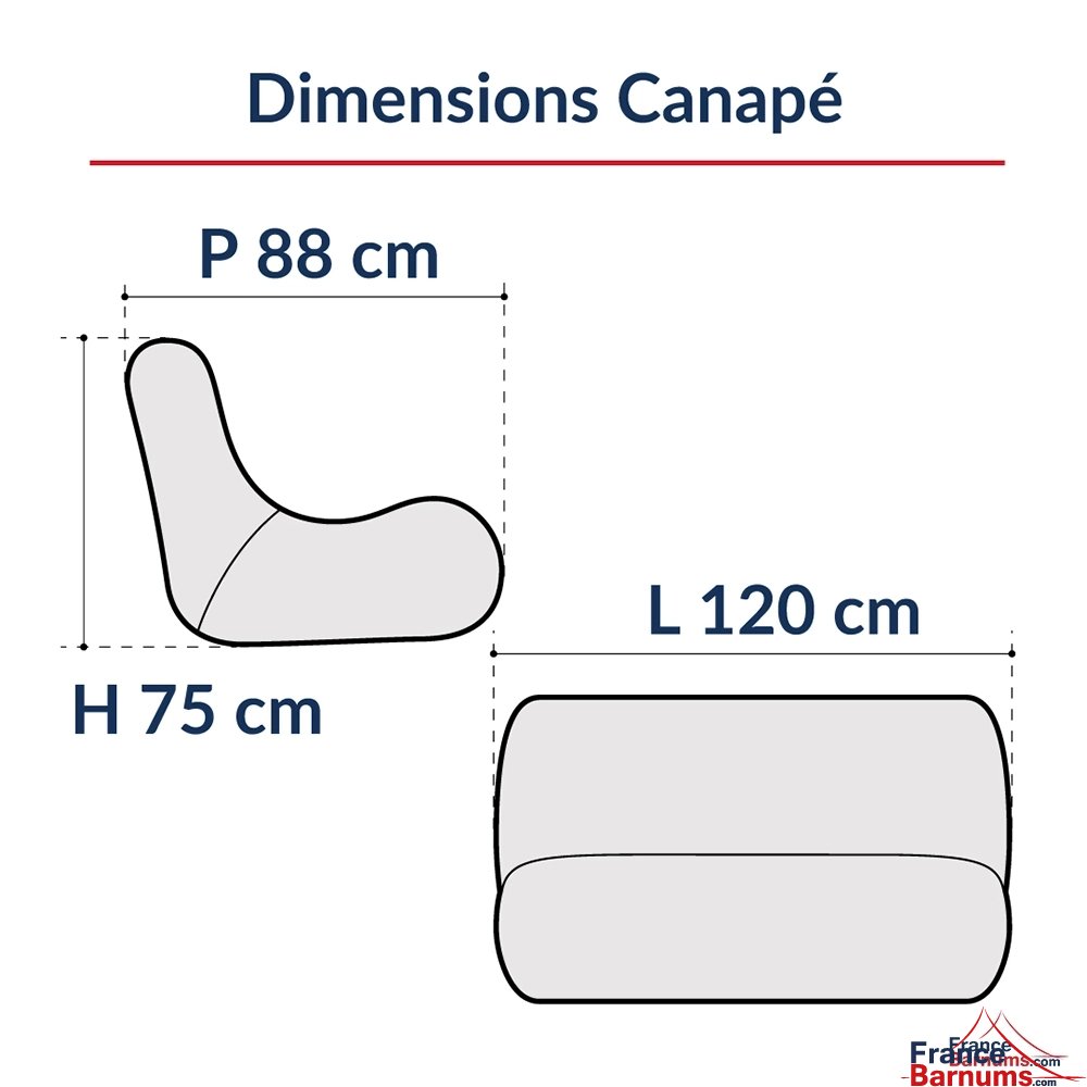 canapé 2 places gonflable personnalisable canapé 2 places gonflable personnalisable