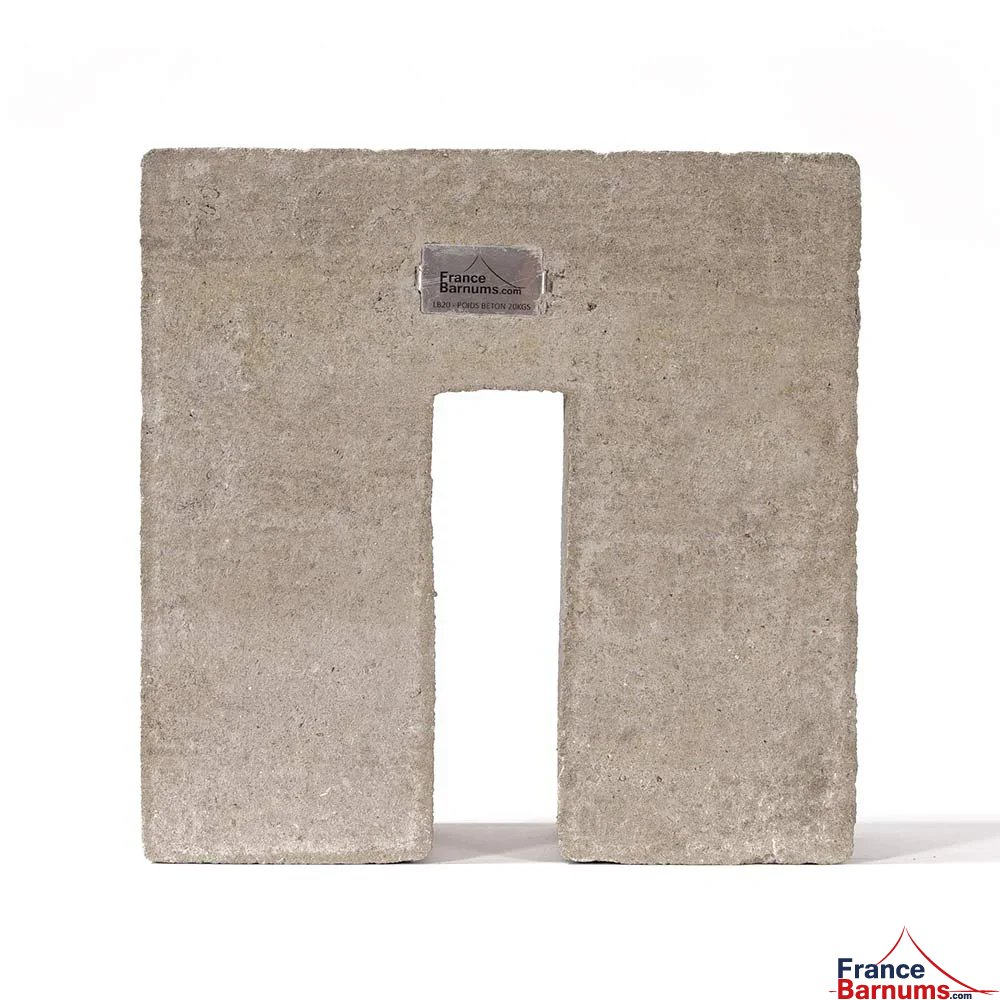 poids béton 20kg