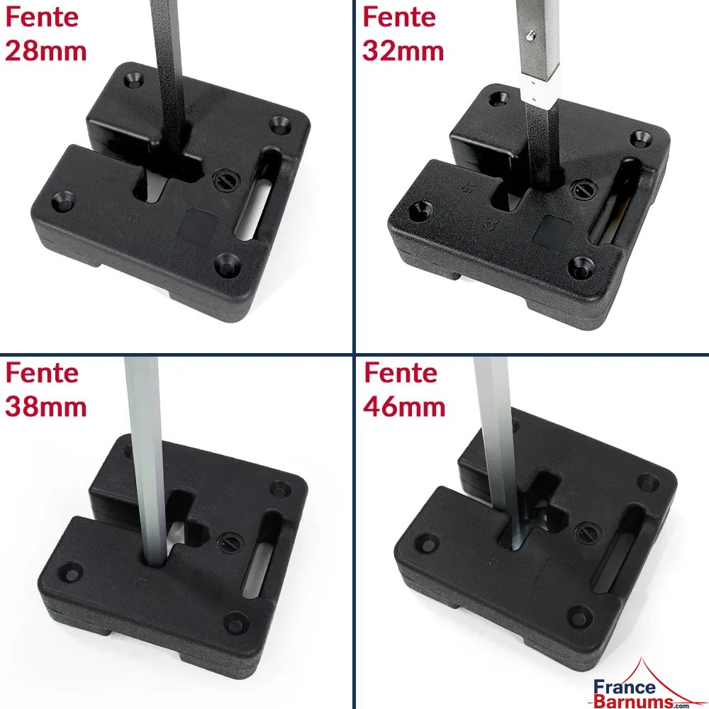 Lest à remplir multi-usages grâce à ses fentes de différentes tailles