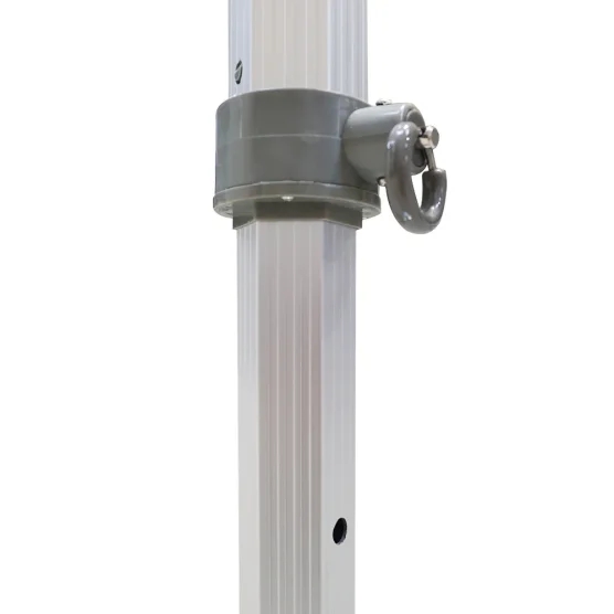 Barnum 6mx9m 54m² Blanc Alu Pro Structure Ø55mm et Pack Fenêtres 380g/m² Norme M2