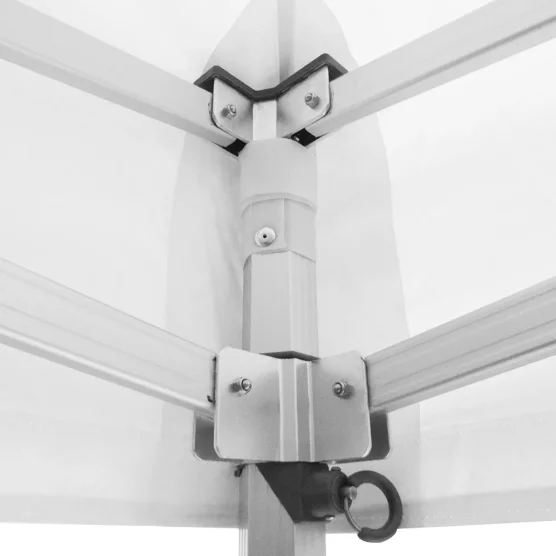 Barnum 6mx9m 54m² Blanc Alu Pro Structure Ø55mm et Pack Fenêtres 380g/m² Norme M2