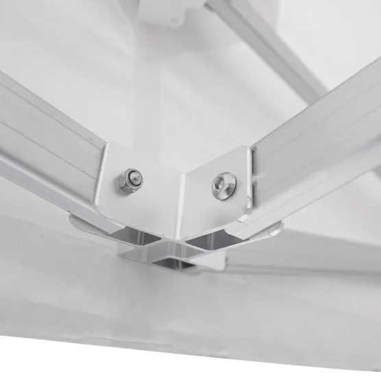 Barnum 6mx9m 54m² Blanc Alu Pro Structure Ø55mm et Pack Fenêtres 380g/m² Norme M2