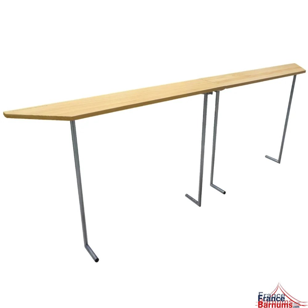Comptoir buvette pour barnum pliant 4m Comptoir buvette pour barnum pliant 4m