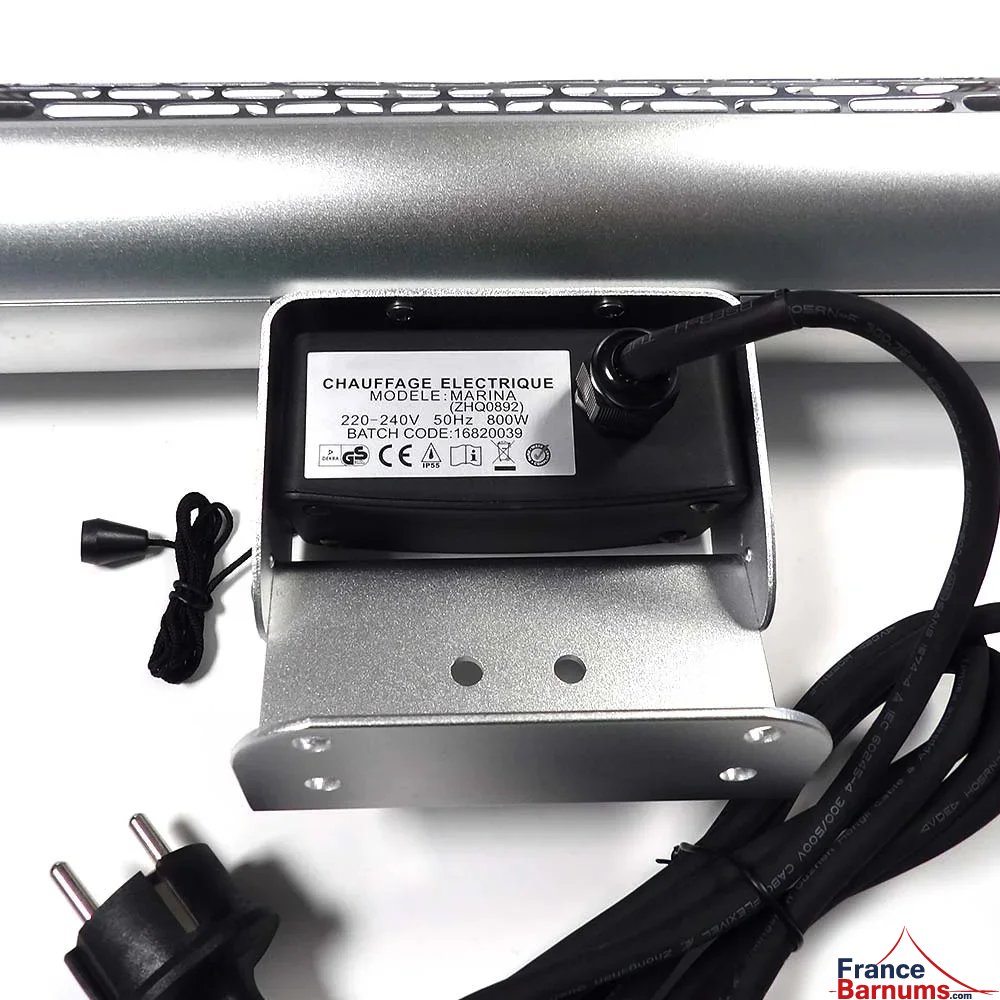 chauffage électrique 800W 200V