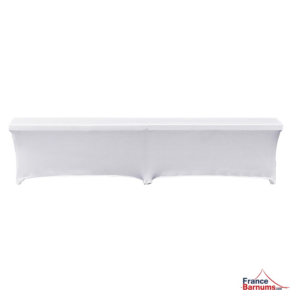 Housse de couverture blanche pour banc Housse de couverture blanche pour banc