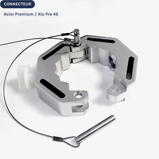 Connecteur Ø45mm pour comptoir pliant buvette