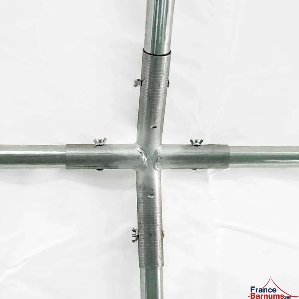 Tente de réception 5x10m structure diamètre 38mm