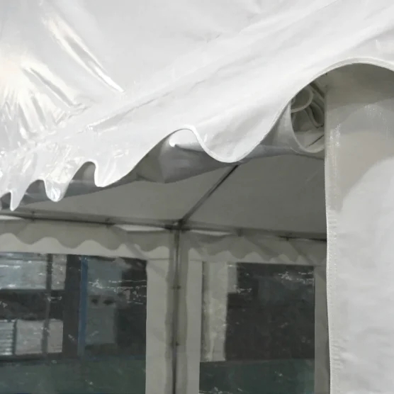 Tente de réception 10x6m avec lambrequin décoratif