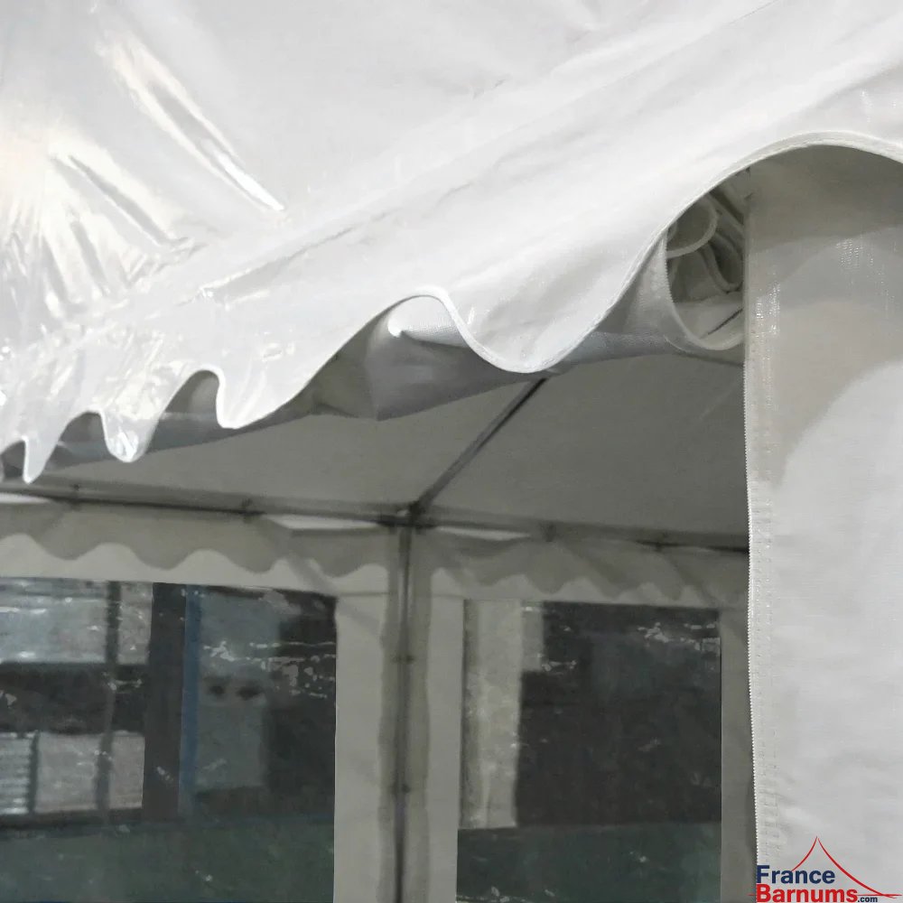 Tente de réception 10x6m avec lambrequin décoratif