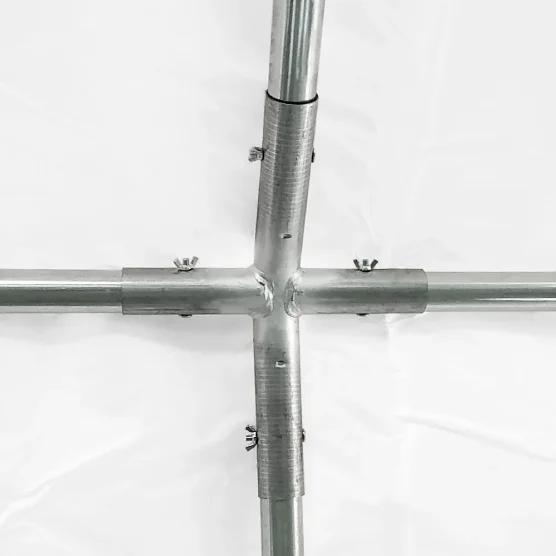 Tente de réception 6x10m structure acier galvanisé diamètre 38mm